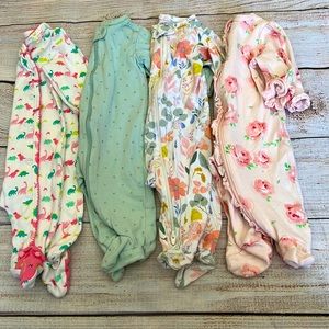 Baby Girl 3 Month Sleeper Lot